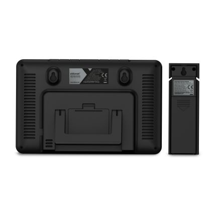 ELDONEX EWS-1010-BK - Stazione meteo con display LCD 2xAAA nero