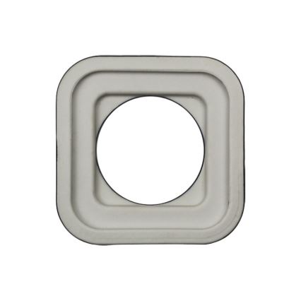 Elhard - Cornice retrò in ceramica semplice nera