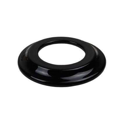 Elhard - Cornice retrò in ceramica semplice nera