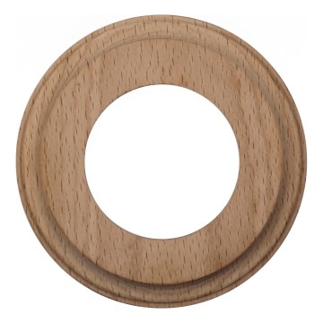 Elhard - Cornice retrò in legno, design semplice, finitura legno chiaro