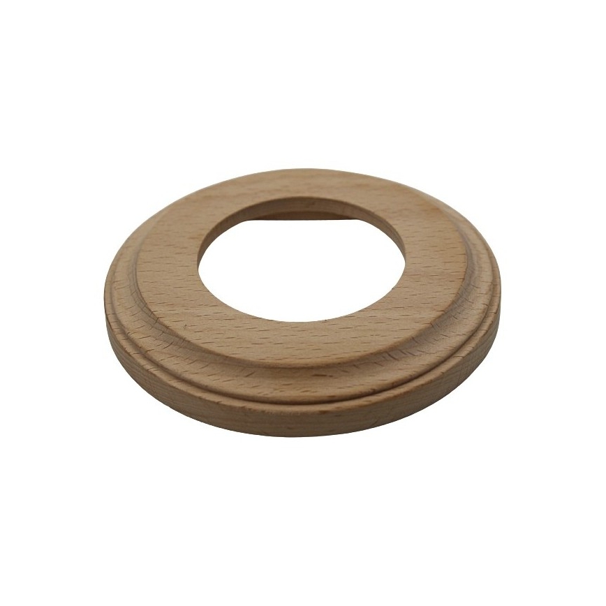 Elhard - Cornice retrò in legno, design semplice, finitura legno chiaro