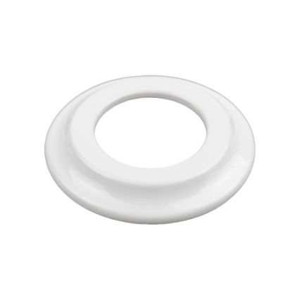 Elhard - Presa domestica in ceramica retrò con cornice 230V bianca