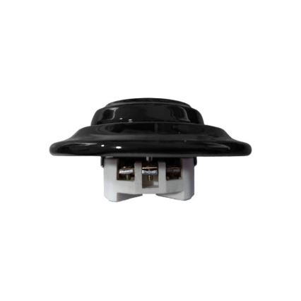 Elhard - Presa domestica in ceramica retrò senza cornice 230 V nera