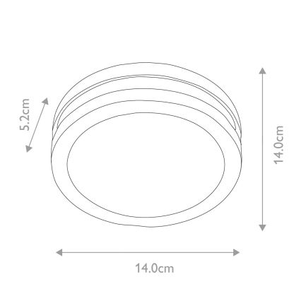 Elstead - Applique a LED da esterno ANO 1xGX53/9W/230V IP54