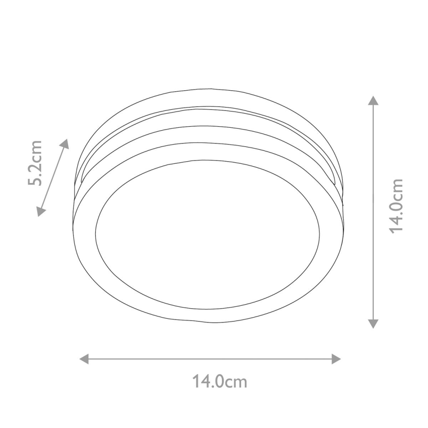 Elstead - Applique a LED da esterno ANO 1xGX53/9W/230V IP54