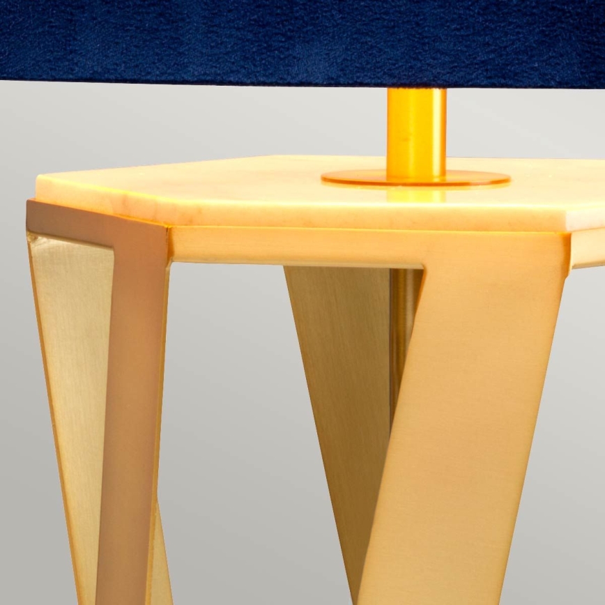Elstead - Lampada da tavolo APOLLO 1xE27/60W/230V oro/blu