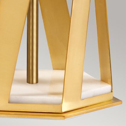 Elstead - Lampada da tavolo APOLLO 1xE27/60W/230V oro/bianco