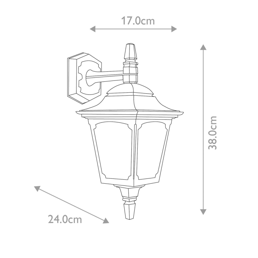 Elstead - Applique da esterno CHAPEL 1xE27/100W/230V IP44
