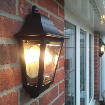 Elstead - Applique da esterno DECO LANE 1xE27/60W/230V IP44 nero