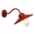 Elstead - Applique da esterno KLAMPENBORG 1xE27/60W/230V IP44 rosso