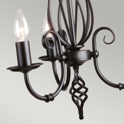 Elstead - Lampadario a sospensione con catena ARTISAN 3xE14/60W/230V
