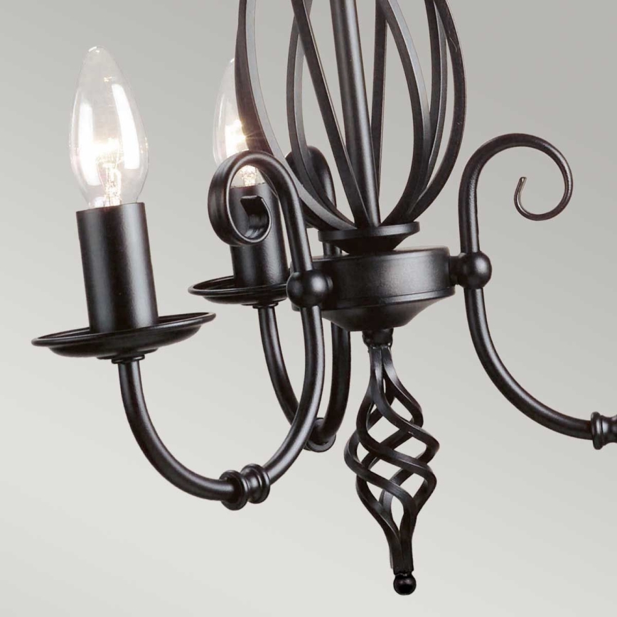 Elstead - Lampadario a sospensione con catena ARTISAN 3xE14/60W/230V