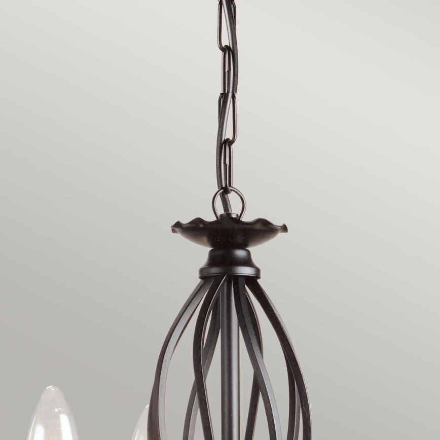 Elstead - Lampadario a sospensione con catena ARTISAN 3xE14/60W/230V