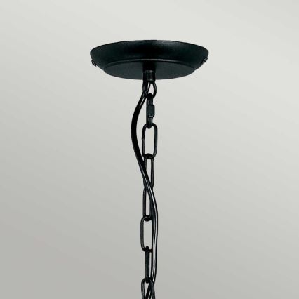 Elstead - Lampadario a sospensione con catena ARTISAN 5xE14/60W/230V