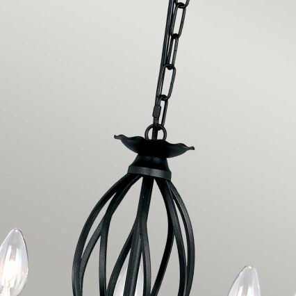 Elstead - Lampadario a sospensione con catena ARTISAN 5xE14/60W/230V
