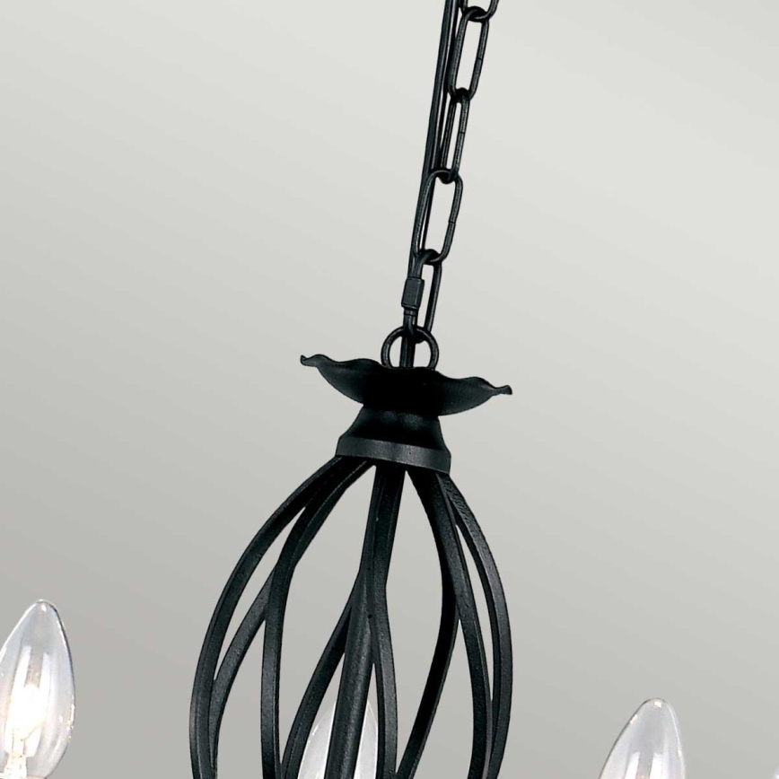 Elstead - Lampadario a sospensione con catena ARTISAN 5xE14/60W/230V
