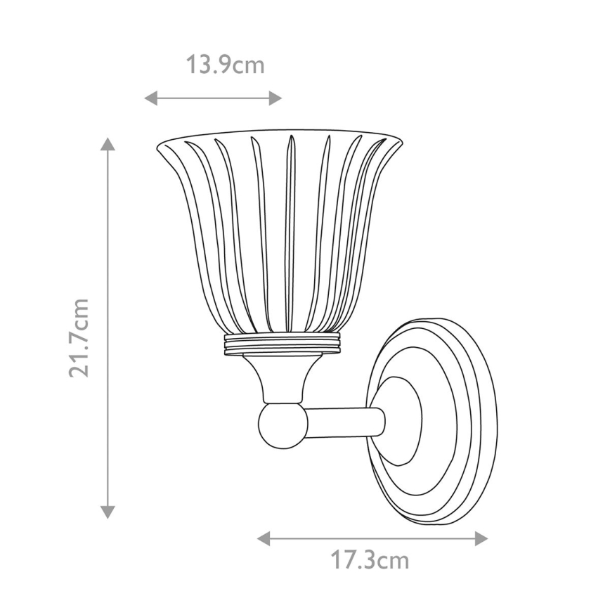 Elstead - Applique da bagno LED AUSTEN 1xG9/3W/230V IP44 oro