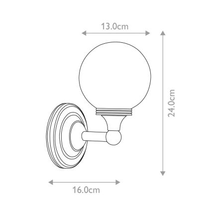 Elstead - Applique a LED da bagno AUSTEN 1xG9/3W/230V IP44