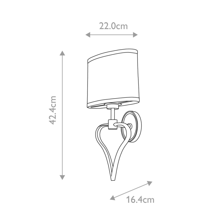 Elstead - Applique a LED da bagno FALMOUTH 1xG9/3W/230V + LED/1W IP44