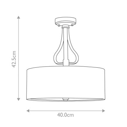 Elstead - Lampadario LED su palo da bagno FALMOUTH 1xG9/3W/230V IP44 nero/cromo lucido