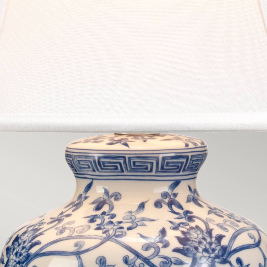 Elstead - Lampada da tavolo BLU GINGER JAR 1xE27/60W/230V