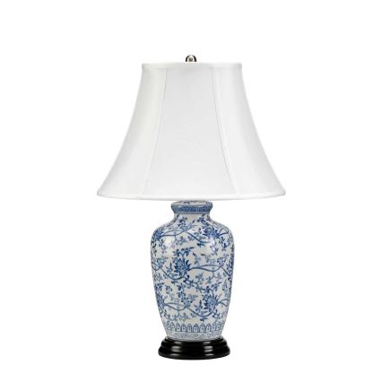 Elstead - Lampada da tavolo BLU GINGER JAR 1xE27/60W/230V