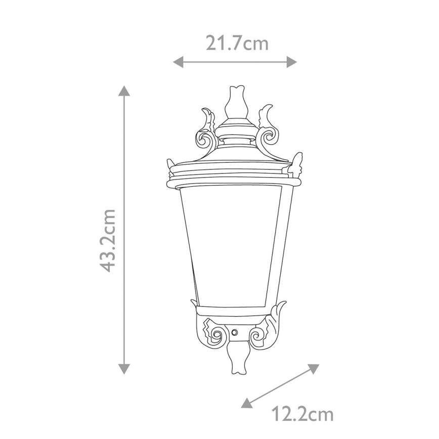 Elstead - Applique da esterno BALTIMORE 1xE27/60W/230V IP44 bronzo