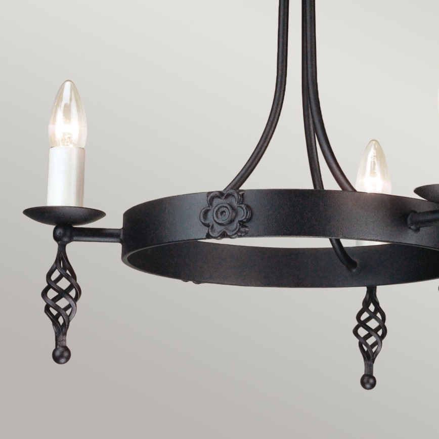 Elstead - Lampadario a sospensione con catena BELFRY 3xE14/60W/230V