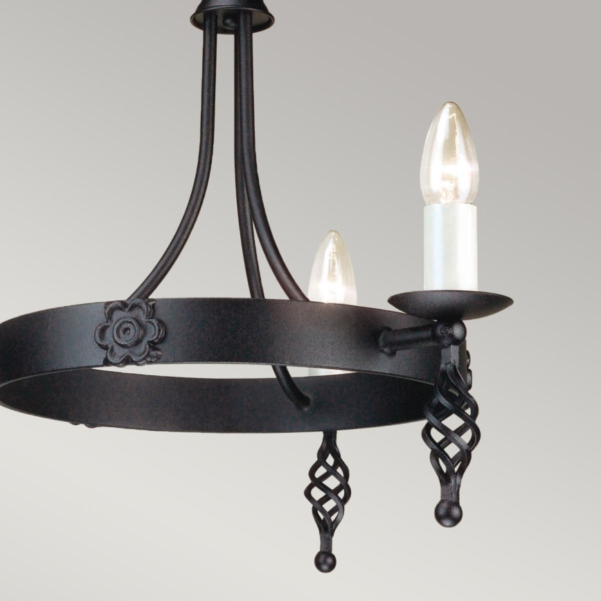 Elstead - Lampadario a sospensione con catena BELFRY 3xE14/60W/230V
