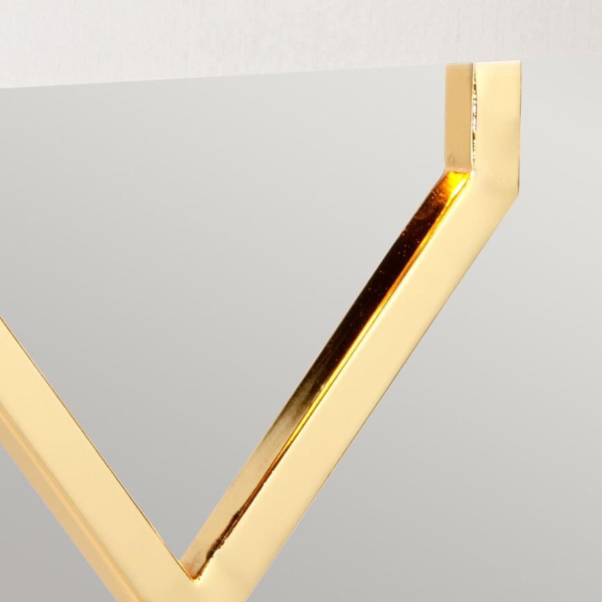 Elstead - Lampada da tavolo CROSS 1xE27/60W/230V oro/bianco
