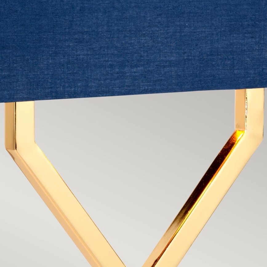 Elstead - Lampada da tavolo CROSS 1xE27/60W/230V oro/blu
