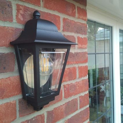 Elstead - Applique da esterno DECO LANE 1xE27/60W/230V IP44 nero