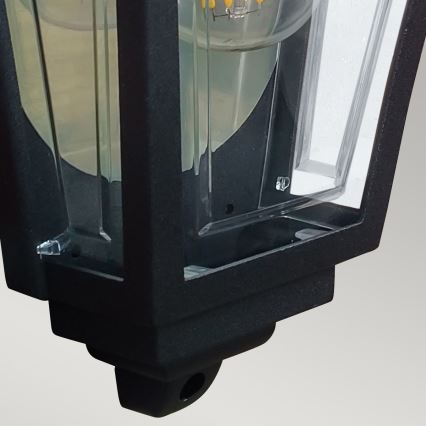 Elstead - Applique da esterno DECO LANE 1xE27/60W/230V IP44 nero