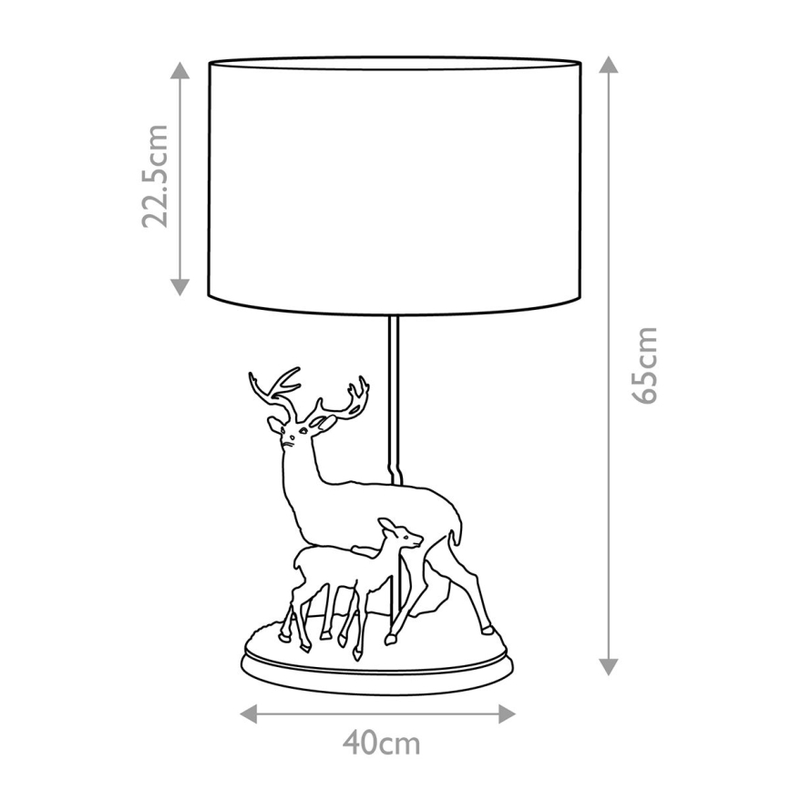 Elstead - Lampada da tavolo AMELIA 1xE27/40W/230V bronzo