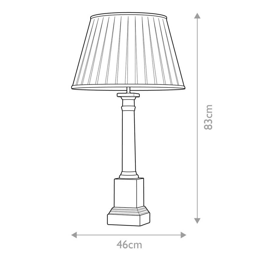 Elstead - Lampada da tavolo LOUVIERS 1xE27/60W/230V