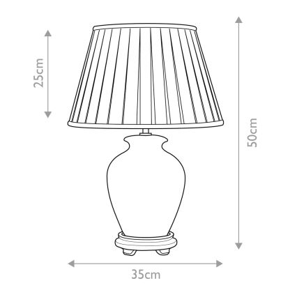 Elstead - Lampada da tavolo SOLING 1xE27/60W/230V