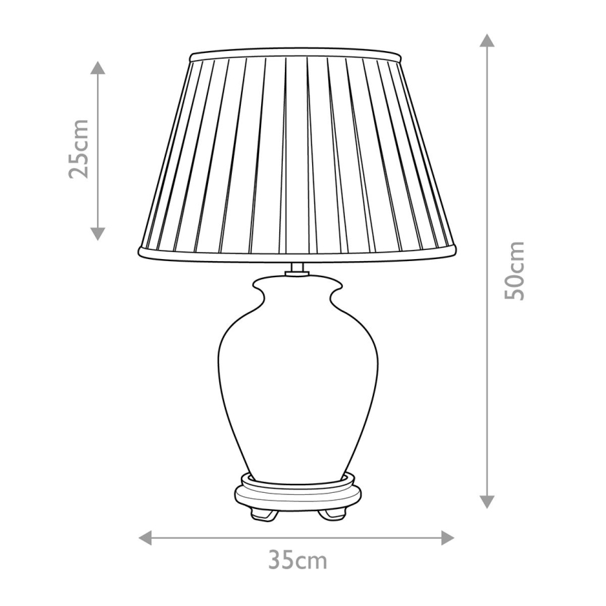 Elstead - Lampada da tavolo SOLING 1xE27/60W/230V