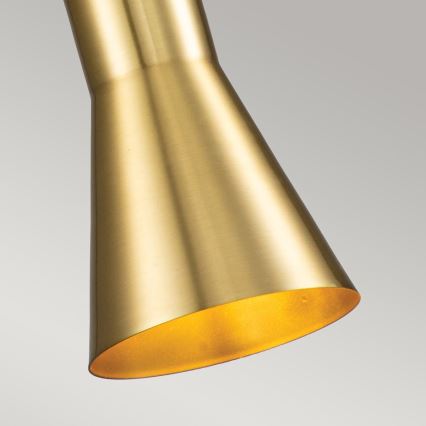 Elstead - Lampadario a sospensione con filo ETOILE 1xE27/60W/230V diametro 13,3 cm oro