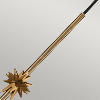 Elstead - Lampadario a sospensione con filo ETOILE 1xE27/60W/230V diametro 13,3 cm oro