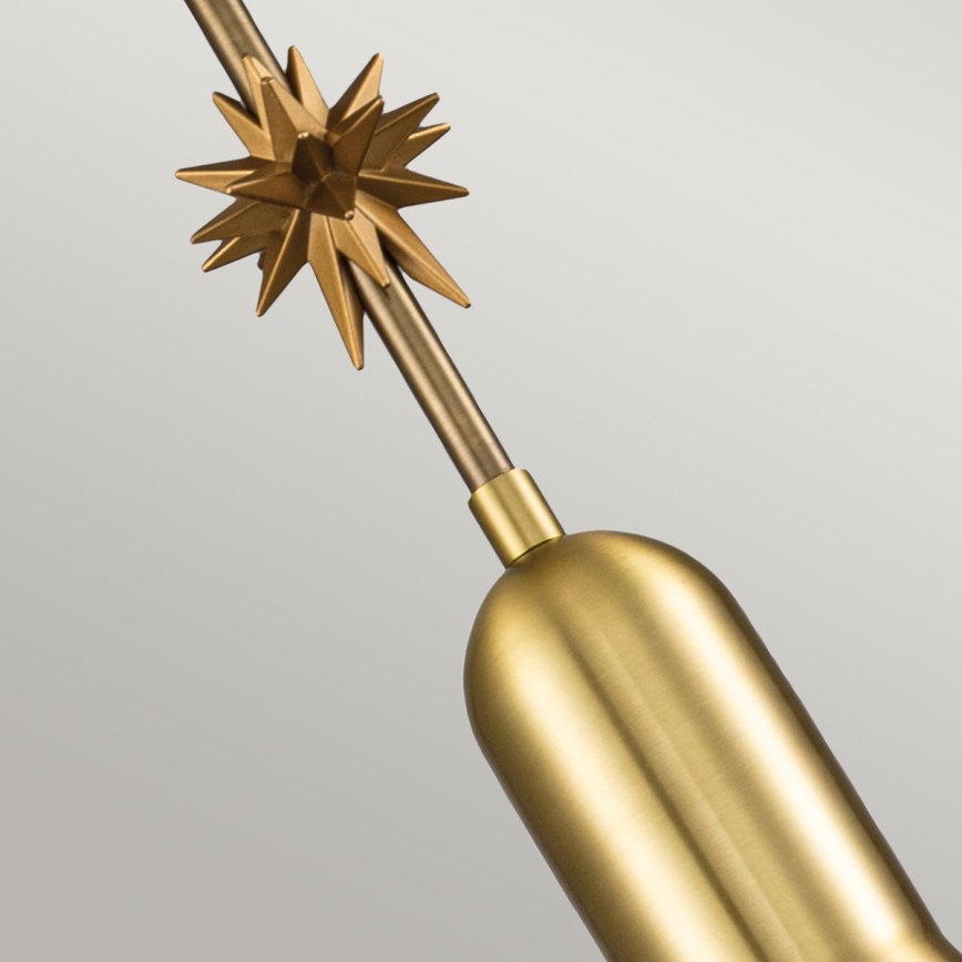 Elstead - Lampadario a sospensione con filo ETOILE 1xE27/60W/230V diametro 13,3 cm oro