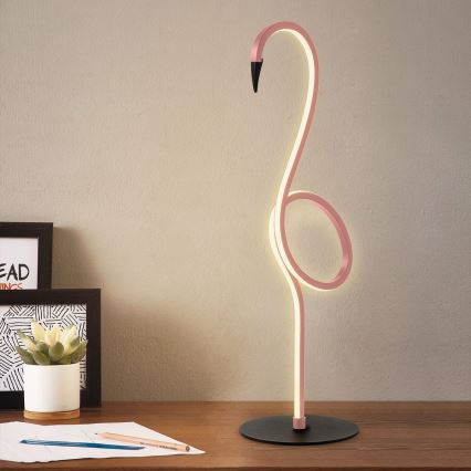 Elstead - Lampada da tavolo LED FLAMINGO LED/6W/230V 3000K rosa