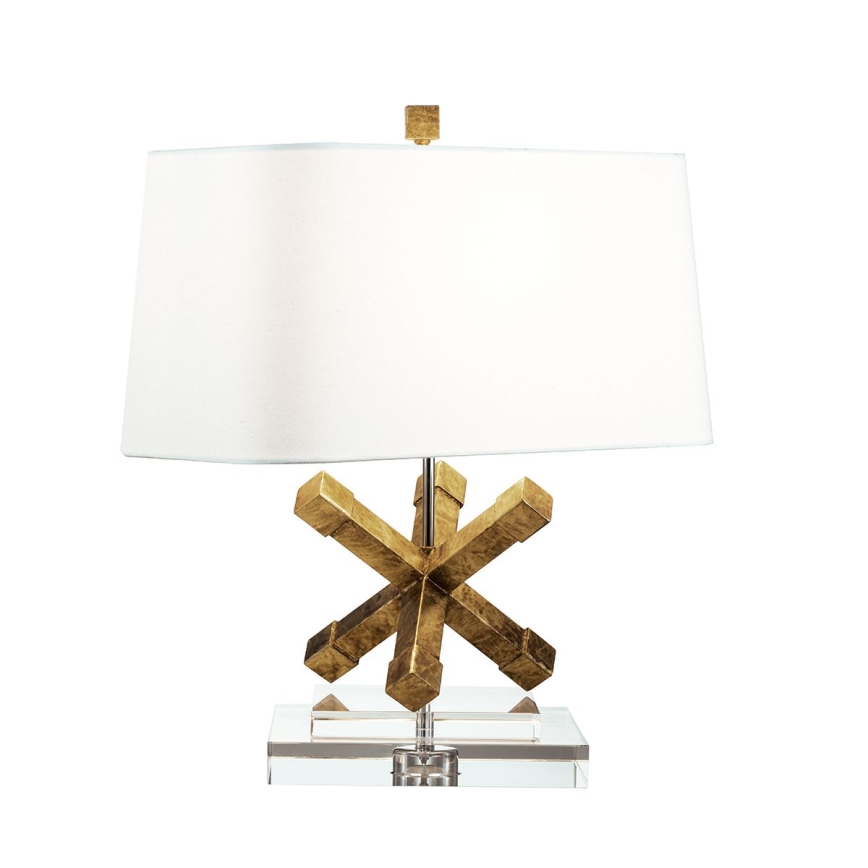 Elstead - Lampada da tavolo JACKSON SQUARE 1xE27/60W/230V