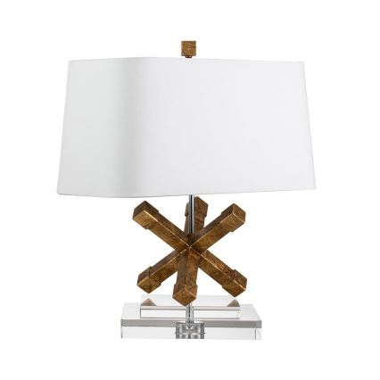 Elstead - Lampada da tavolo JACKSON SQUARE 1xE27/60W/230V