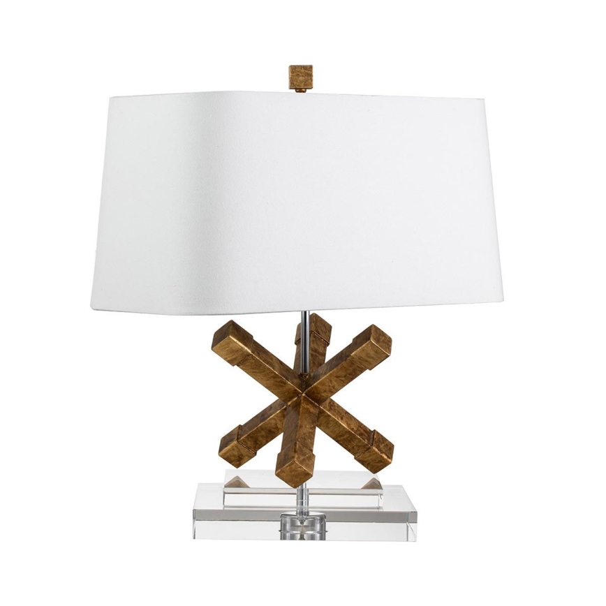 Elstead - Lampada da tavolo JACKSON SQUARE 1xE27/60W/230V
