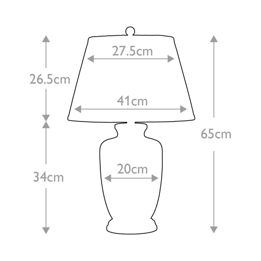 Elstead - Lampada da tavolo GOLD BIRDS 1xE27/60W/230V