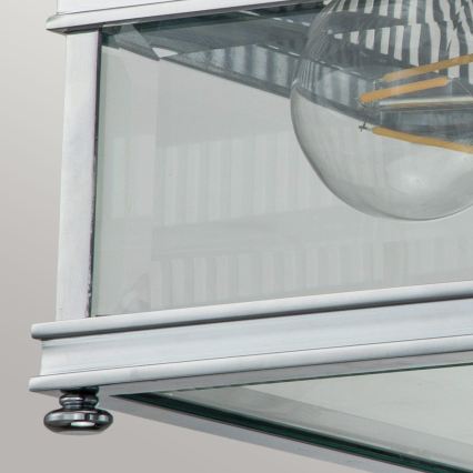 Elstead - Plafoniera da esterno HOLBORN 2xE27/60W/230V IP44 cromo lucido