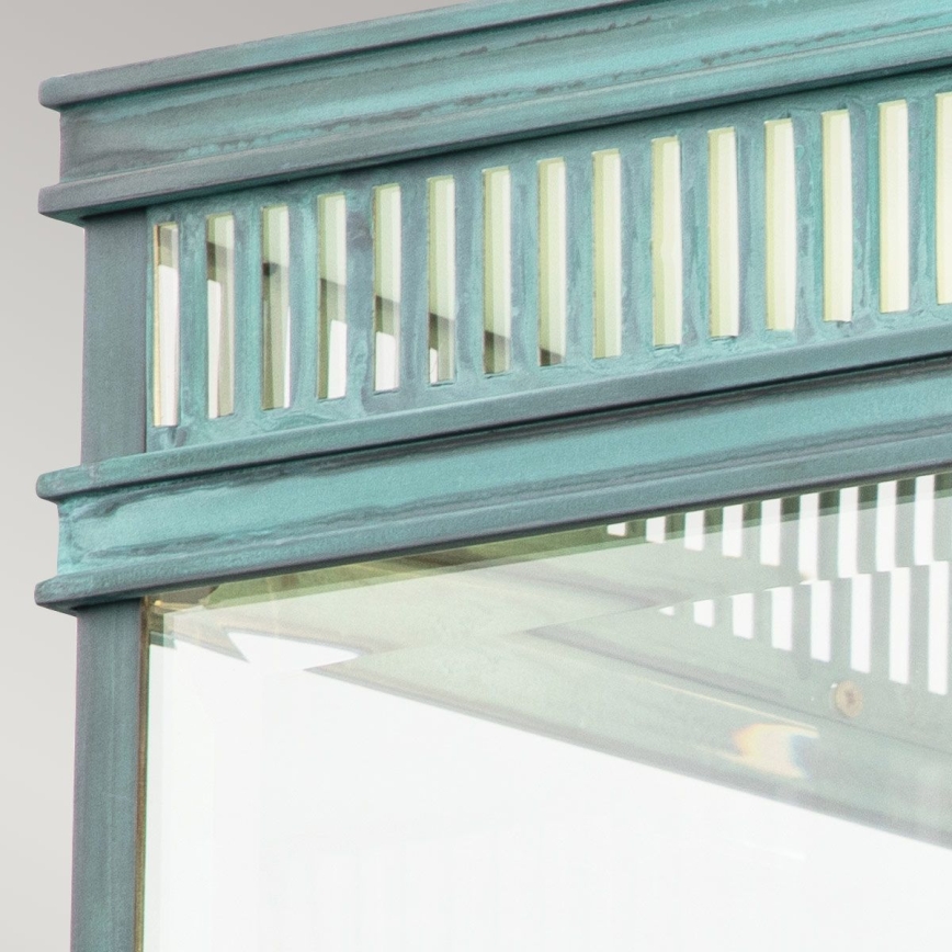 Elstead - Plafoniera da esterno HOLBORN 2xE27/60W/230V IP44 turchese