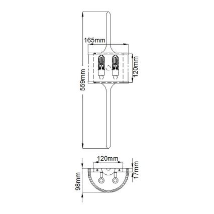 Elstead - Lampada LED da bagno MONA 2xG9/3,5W/230V IP44 cromo opaco