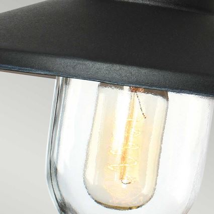 Elstead - Lampada da esterno KLAMPENBORG 1xE27/60W/230V IP44 nera