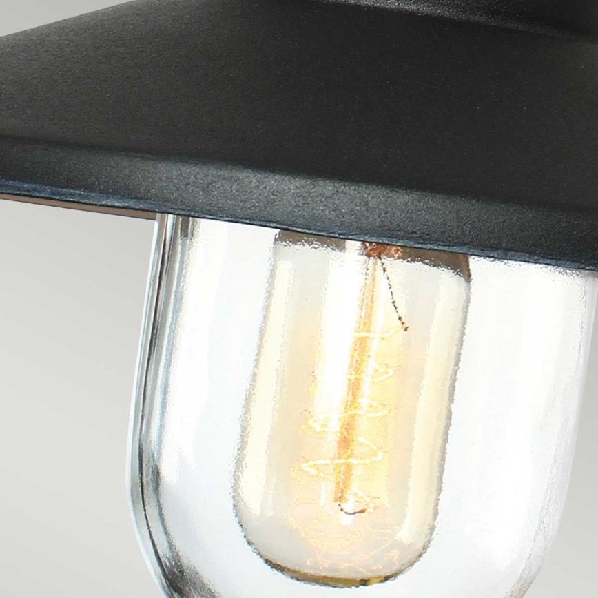 Elstead - Lampada da esterno KLAMPENBORG 1xE27/60W/230V IP44 nera